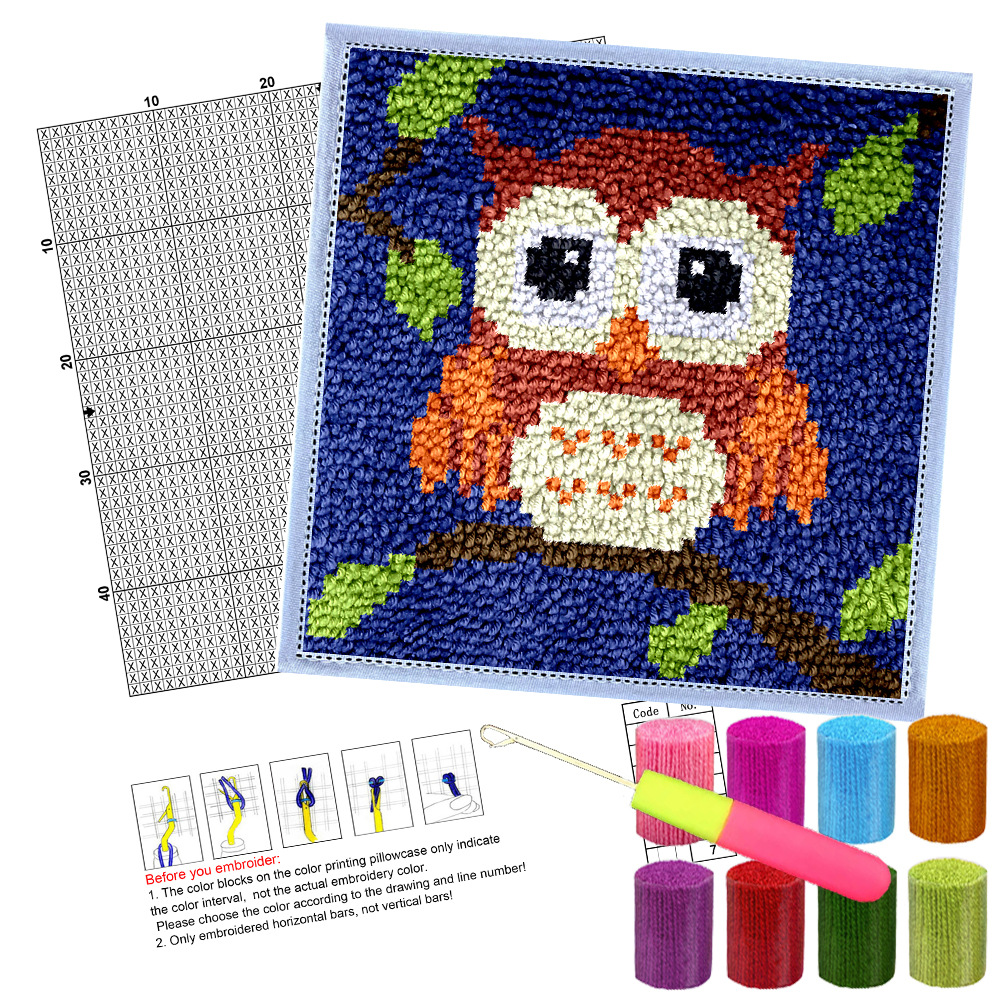 Pre-Sale Cross-Border Supply Student Handmade Kidsren's Gift DIY (Owl Material Package) English Version