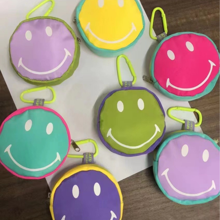Candy Color Coin Purse Cosmetic Bag Universal Mini Solid Color Cartoon Printable LOGO Earphone Bag Key Bag Pendant