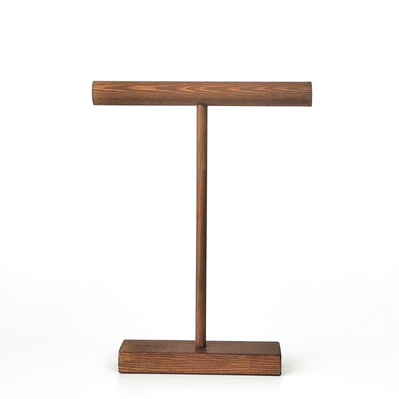 Simple Solid Wood Bracelet Stand Jewelry Props Necklace Display Stand Children's Hand String Head Rope Storage Rack Hanging Bracelet Shelf