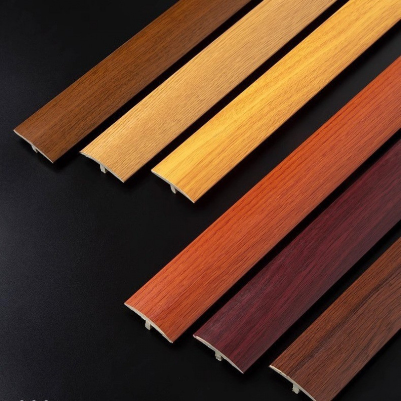 Wood Floor Edge Strips, Glue-Free Self-Adhesive Edge Strips, T-Shaped Door Threshold Strips, Gap Edge Strips