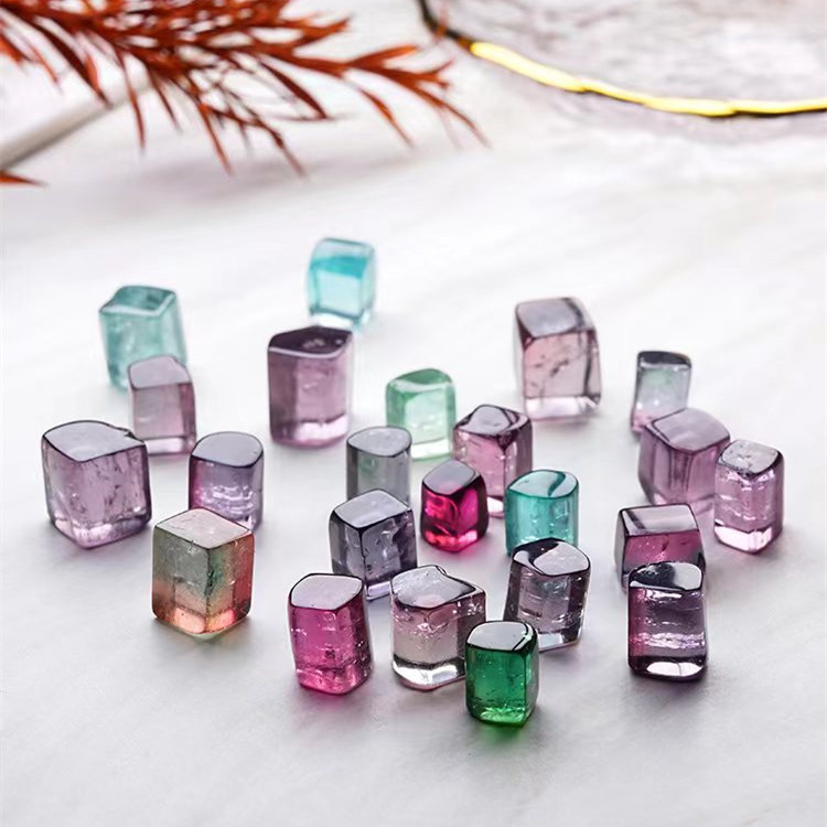 Natural Brazil Candy Tourmaline Bracelet Couple Bracelet Pi Xiu Carving Transfer Emperor Color Macaron Original Design