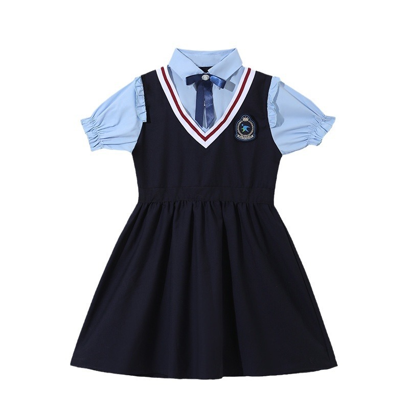 Children's June 1 Chorus Summer Performance Clothing Kindergarten Garden Clothing Poetry Recitation Performance Clothing New England Style Class Clothing