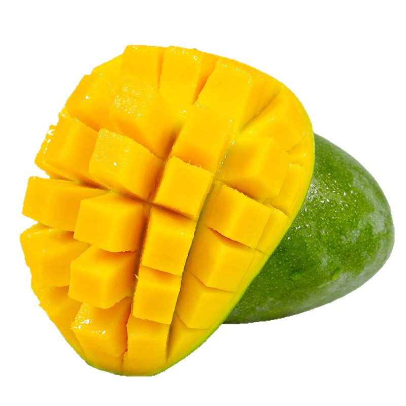 Panzhihua Kate Mango Fresh Large Fruit Tropical Fruit Green Skin Sweetheart Freshly Picked and Delivered Directly from Sichuan