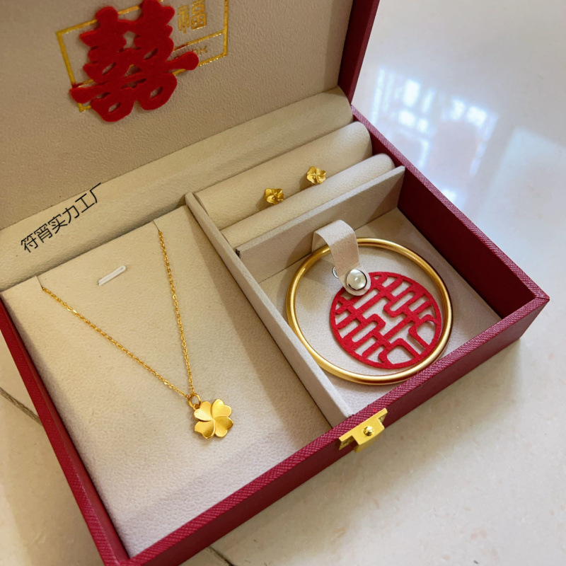 Engagement Candy Gift Box Essentials, Simulated Jewelry Hardware, Seven-Piece Set, Three Gold Sets, Fugitive Princess