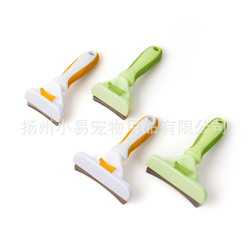 One-Click Hair Removal and Thinning Comb for Cats and Dogs, Pet Hair Removal Comb, Floating Hair Removal Comb, Shaving Brush, Hair Removal Tool