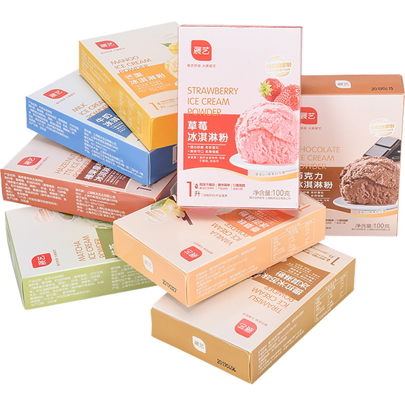 Порошок для мороженого 100г, молочный сорбет, для домашнего мороженого