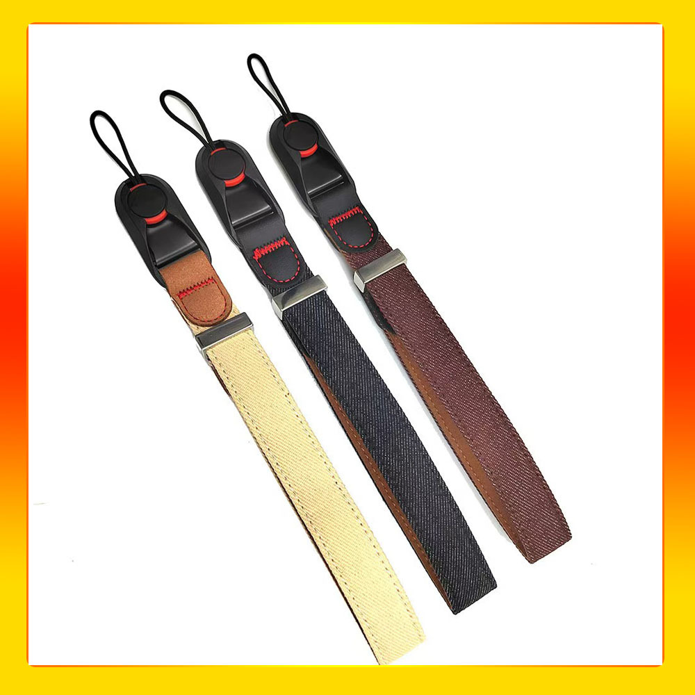 Factory wholesale Denim camera wrist strap tactical quick release quick plug digital micro SLR camera strap photography accessories