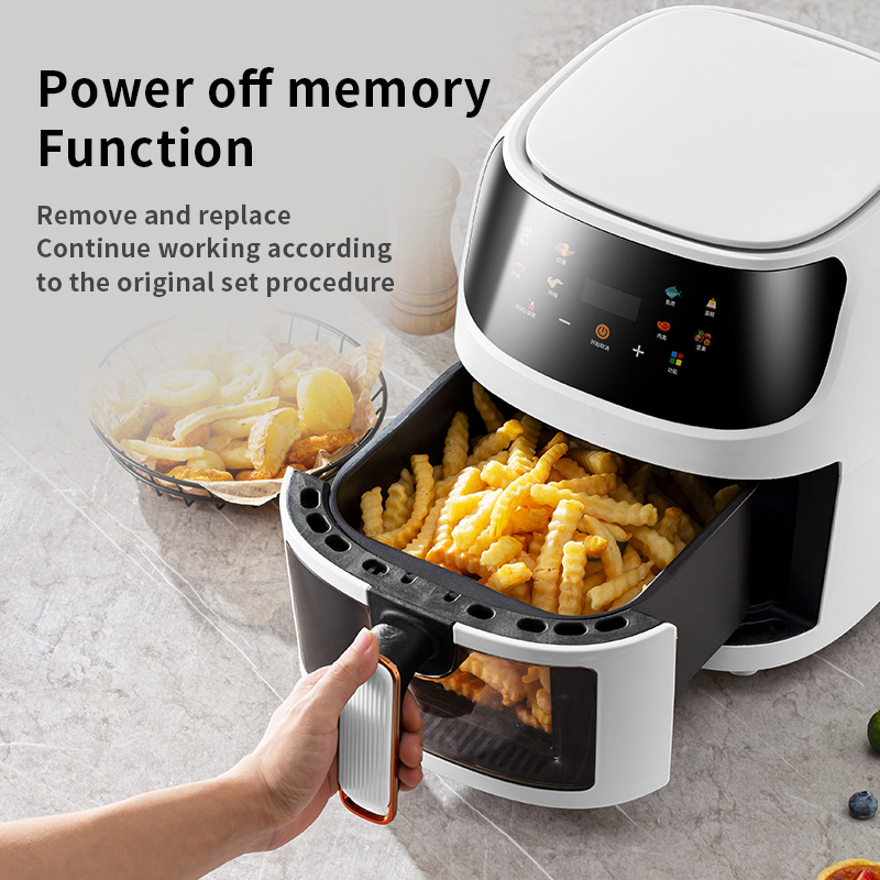 Household electric fryer cross-border new large-capacity air fryer multi-functional visual air fryer air fryer