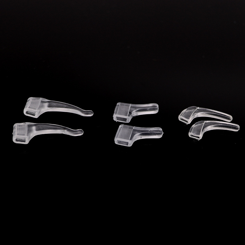 Glasses Non-Slip Ear Hooks, Transparent Fixed Earmuffs, Soft Ear Holders, Glasses Frames, Leg Covers, Large, Medium and Small Glasses Accessories