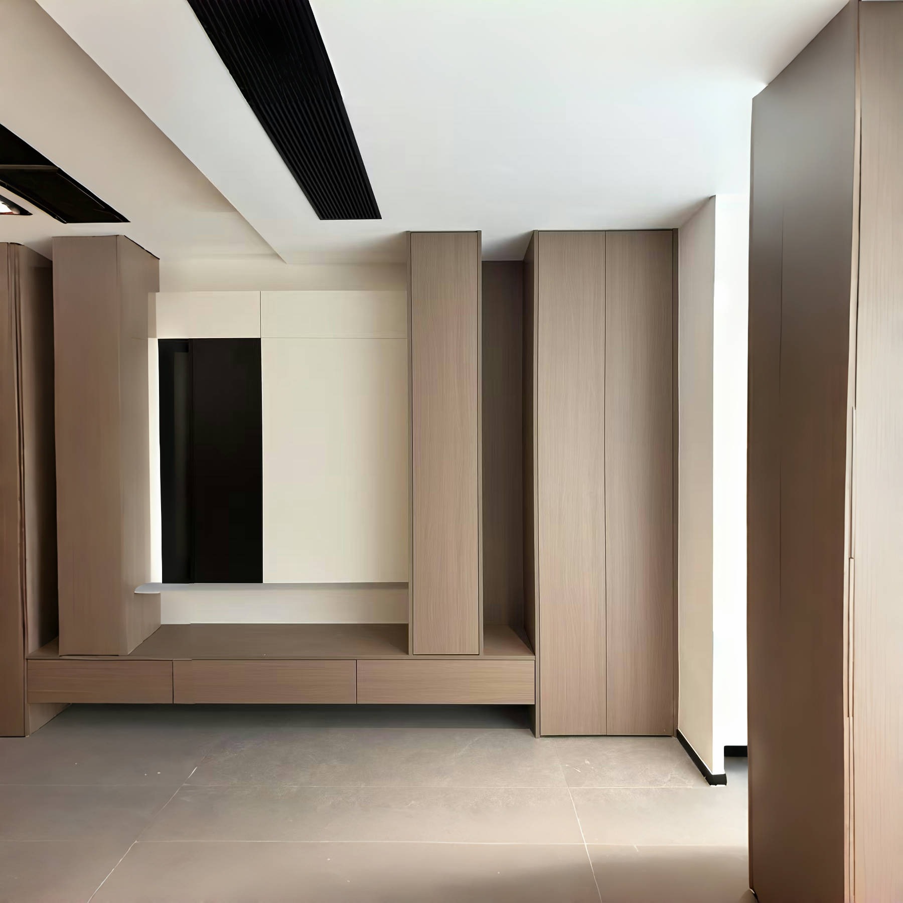 Manufacturer Modern Simple Cabinet One-Stop Whole House Custom Wardrobe Bookcase Combination Cabinet Cloakroom Bedroom Decoration