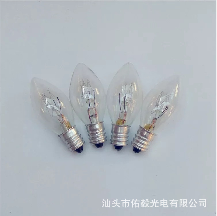 Youyi C7 bulb aluminum clear lotus bulb small white bubble night light bulb mini bulb factory direct supply