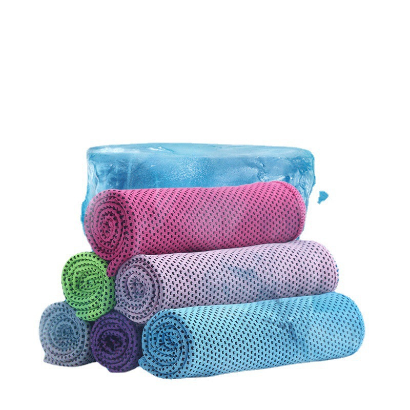 Factory in stock Cross-border Quick-drying Cold-feeling Towel Ice-cooling Towel Multifunctional Outdoor Cooling Quick-cooling Sweat Wipe Cold-feeling Towel