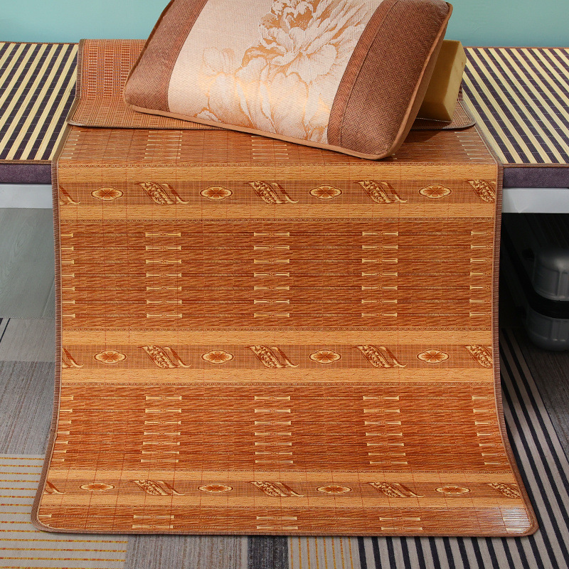 Летний бамбуковый мат для студенческого общежития, односпальная кровать, бамбуковая детская двухъярусная кровать 0.9м