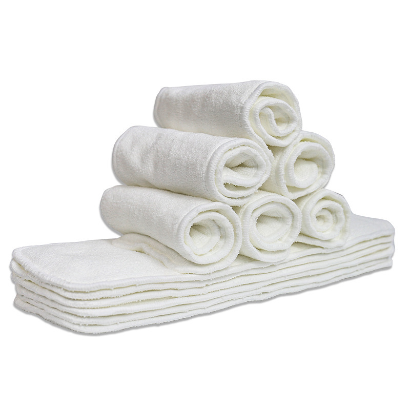 Cross-border Hot Sale in stock Reusable Baby Soft Diapers Micro Bamboo Fiber Bamboo Charcoal Diapers Washable Diapers