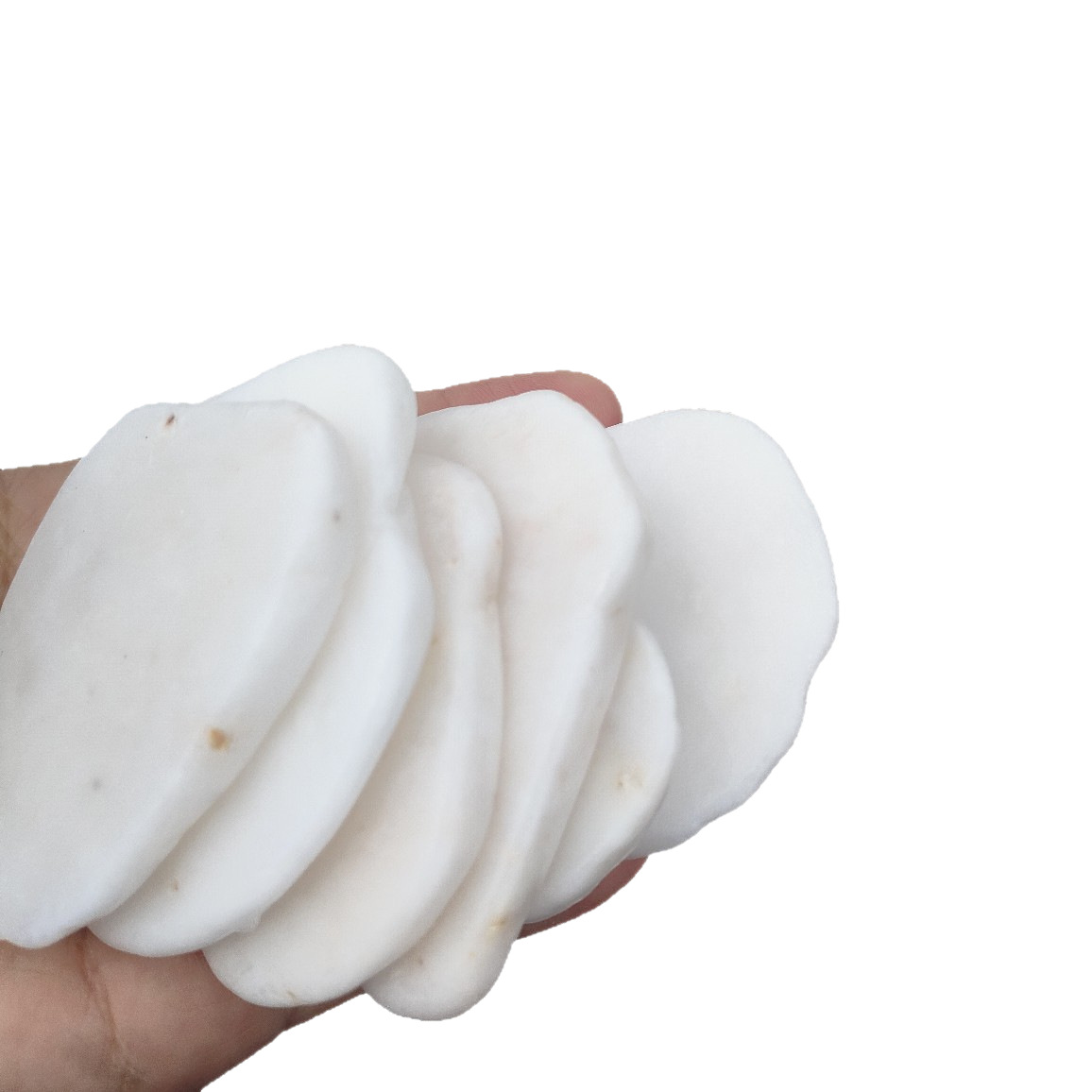 White Graffiti Rock Painting Stone DIY Creative White Stone Piece Flat Asymmetrical 5-8cm Hand-Painted White Stone