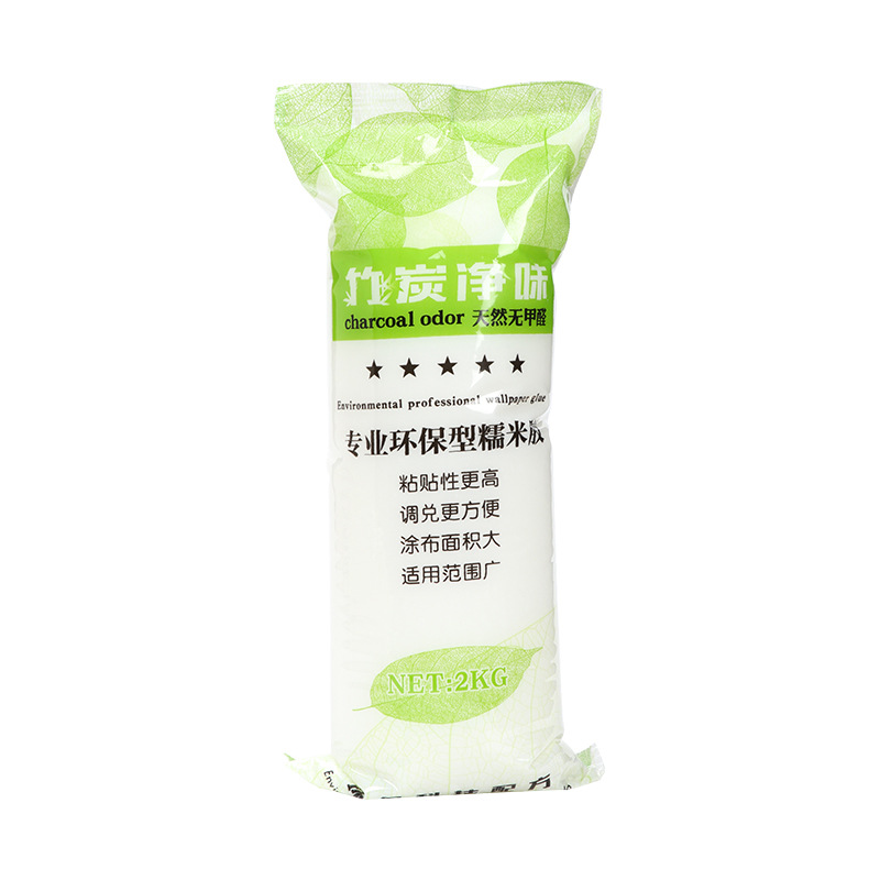 Bamboo Charcoal Glutinous Rice Glue Wallpaper Wall Painting Glue Environmentally Friendly Wall Cloth Wallpaper Glue Moisture-proof High Adhesive Wallpaper Mural Glue Customization