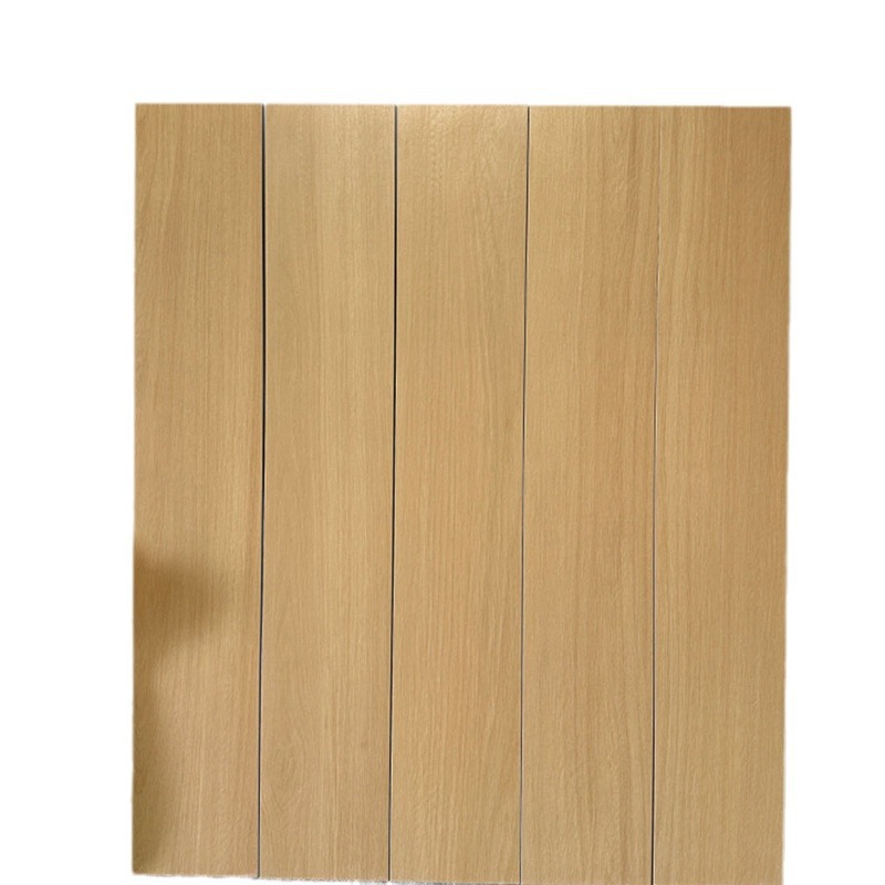 Foshan All-Ceramic Double Zero Water-Absorbent Straight Edge Wood Grain Tiles 200X1200 Tongpu Living Room Bedroom Log Style Wood Grain Tiles