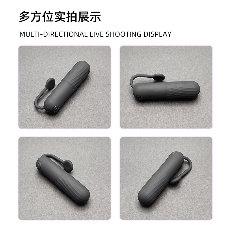 Cross-border Hot Selling 10 Frequency Female USB Charging Silicone Bullet Vibrator Tadpole Mini Vibrator