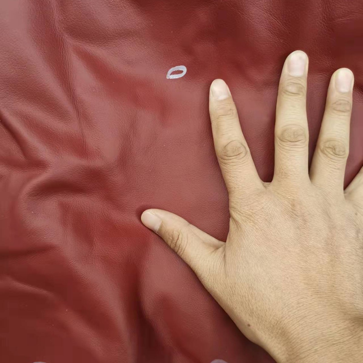 Colorful Genuine Leather Blue Red Orange Yellow Dark Red Slippers Sandals Recycled Genuine Leather First Layer Cowhide