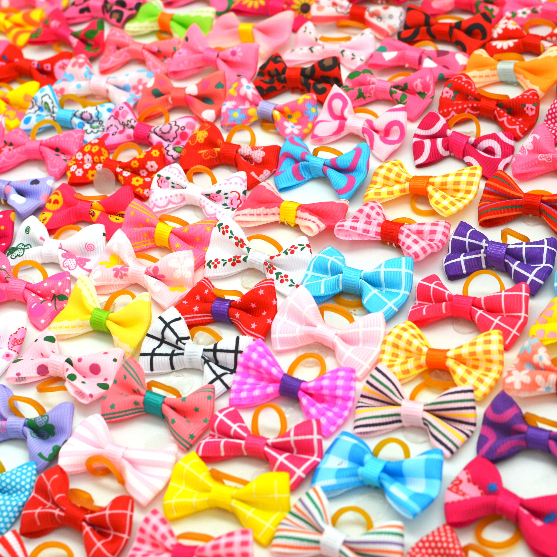 Cross-Border Hot-Selling Pet Hair Accessories, Bow Headdress, Princess Style Cat Creative Dog Hairpin Accessories in Stock