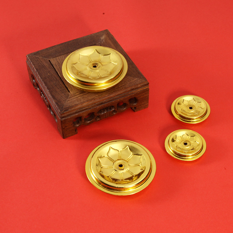 Aluminum butter lamp oil floating Buddha lamp oil floating Ruyi Wick floating temple oil lamp long light aluminum float factory direct supply