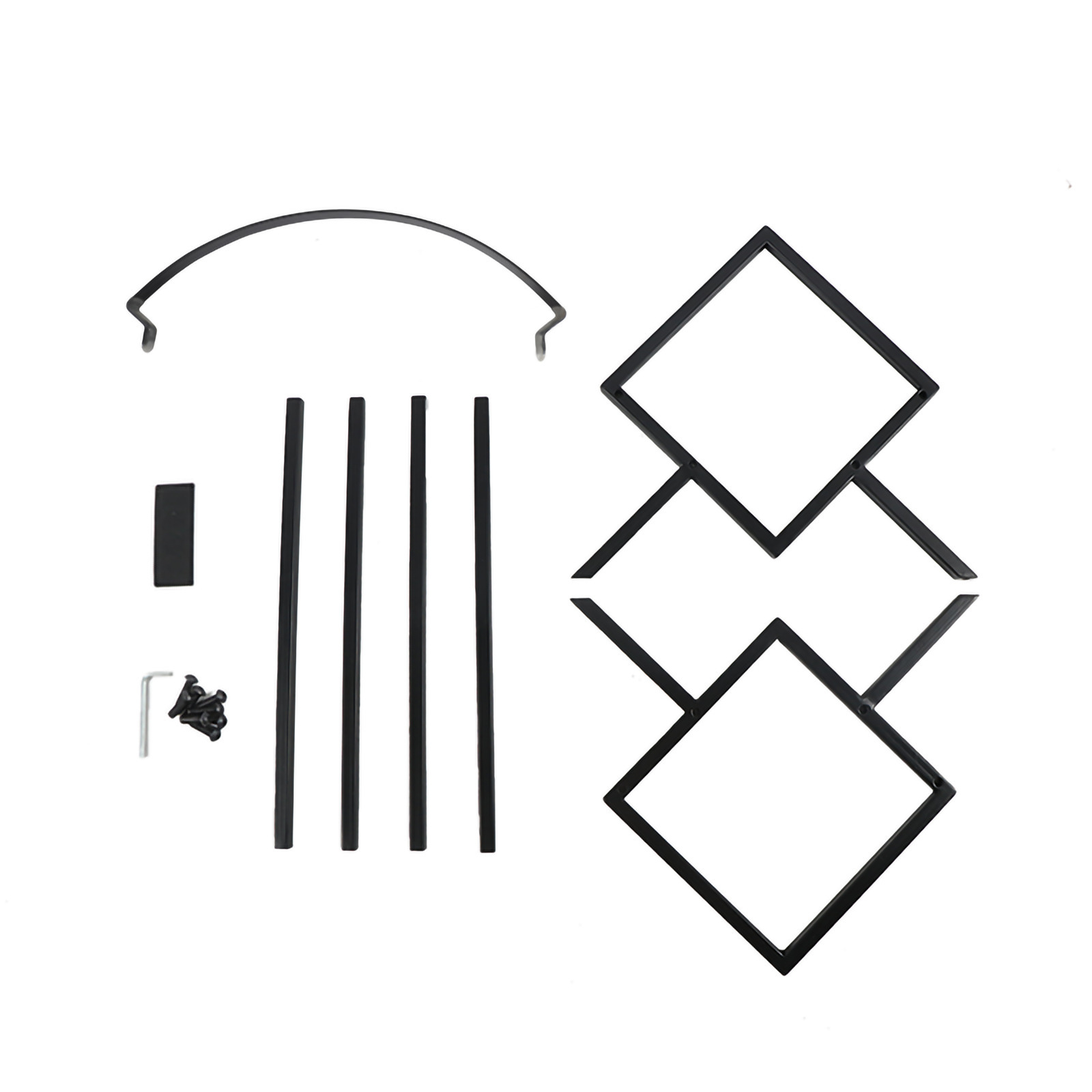 Desktop creative bookshelf vinyl record storage rack CD record display rack magazine storage rack metal fine iron art