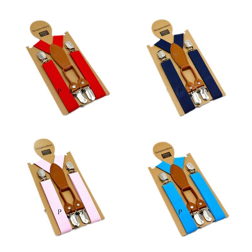 Spot children 2.5cm fashion Y 3 clip elastic strap clip men's and women's baby suspenders factory direct sales