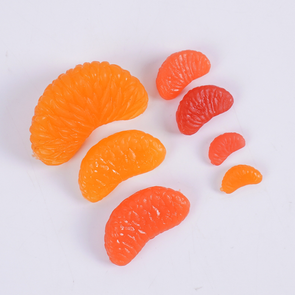 Simulated Fruit Orange Petal Model DIY Handmade Cream Glue Clay Accessories Simulated Food Toy Orange Flesh Grapefruit Petals