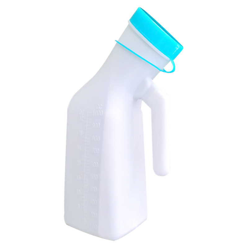 Thickened large-capacity Men's luminous portable chamber pot thread with lid large diameter resin material adult urinal