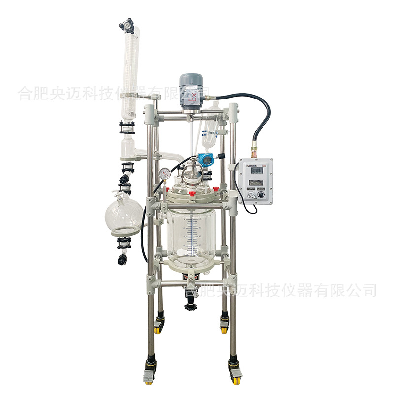Yangmai Glass Reactor, Available in Sizes from 1L to 200L, Complete Range of Specifications, Double-Layer, Single-Layer, Three-Layer, On-Site Installation, Factory Supply