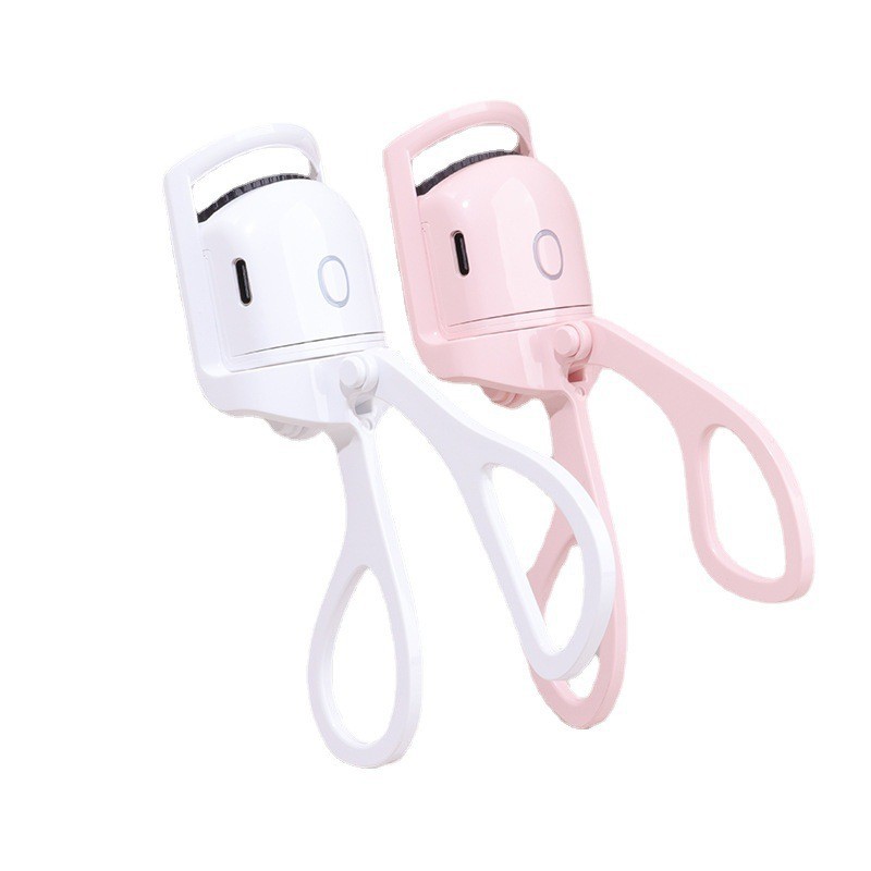 2024 New Electric Heated Eyelash Curler, Curling Tool, Wholesale Cross-Border, Long-Lasting Styling
