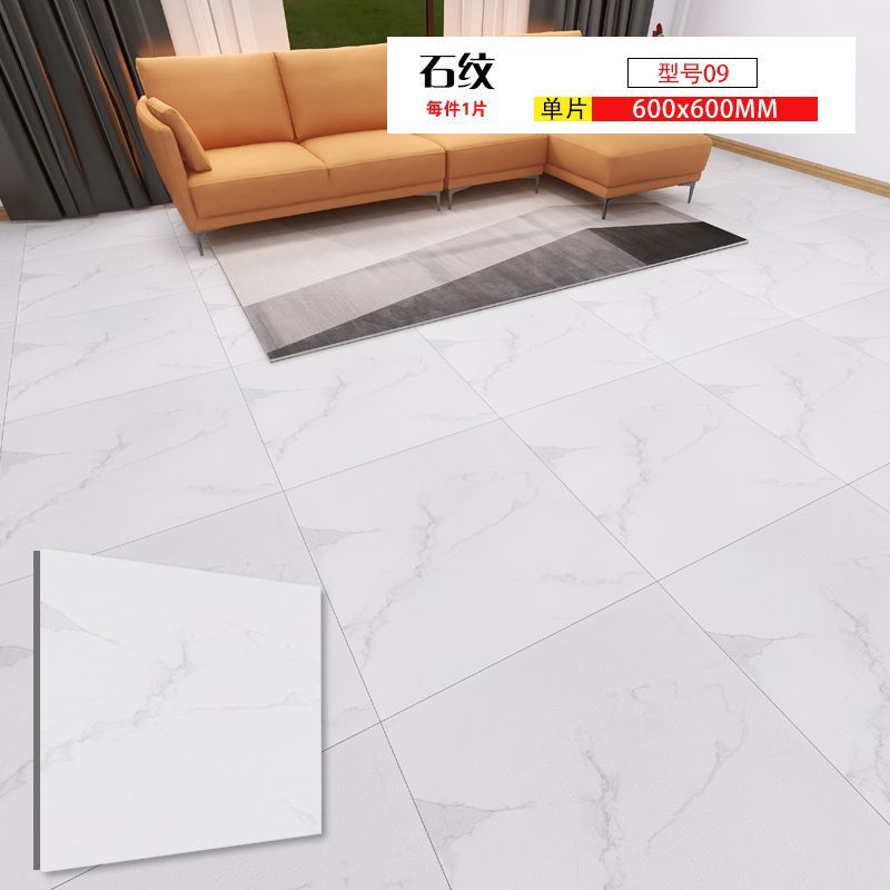 Matte 600x600PVC floor self-adhesive plastic wear-resistant thickened waterproof floor leather cement floor Net red floor sticker