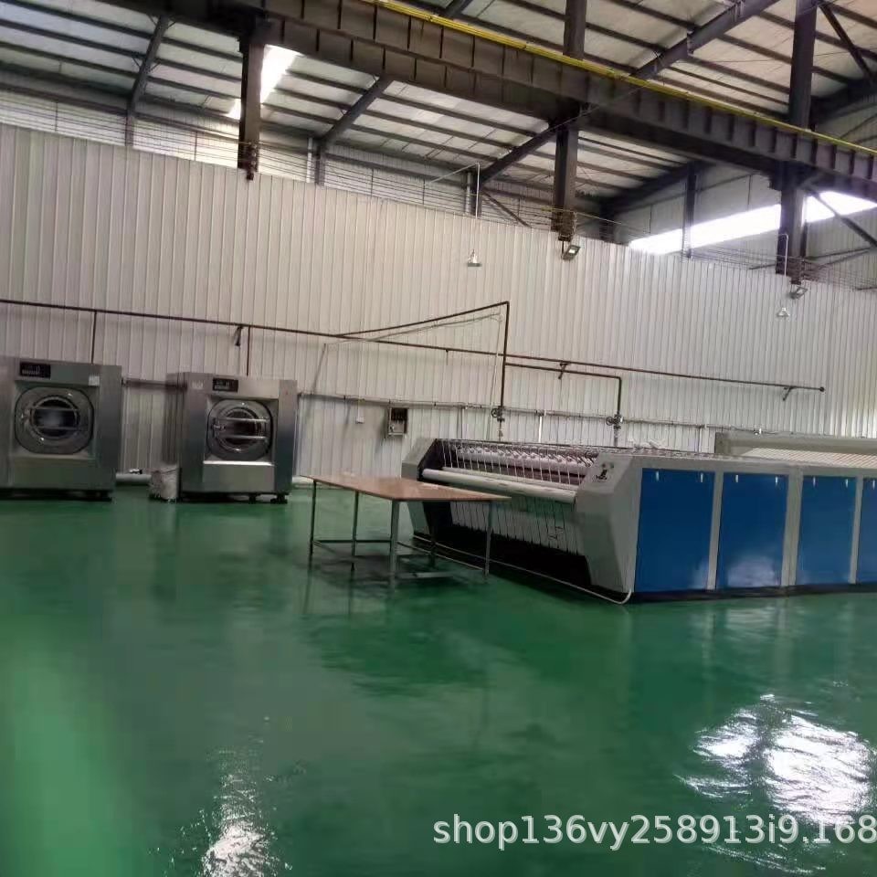 Bed Sheet and Duvet Cover Steam Ironing Machine, Large Hotel Roller Belt Single Roller Ironing Machine, Dry Cleaning Shop Curtain Ironing Machine