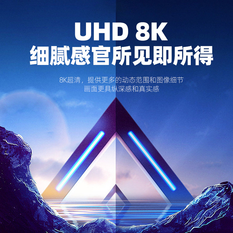 Suitable for Hdtv to Mini/Micro D Adapter 8K Hd Uhd2.1 Version Camera Mini HDMI Converter