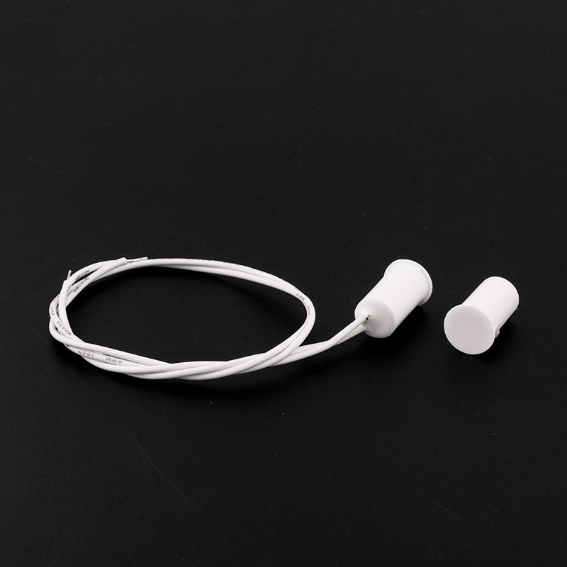 Wired door magnetic switch door magnetic switch hidden door magnetic normally open embedded door and window magnetic alarm anti-theft device