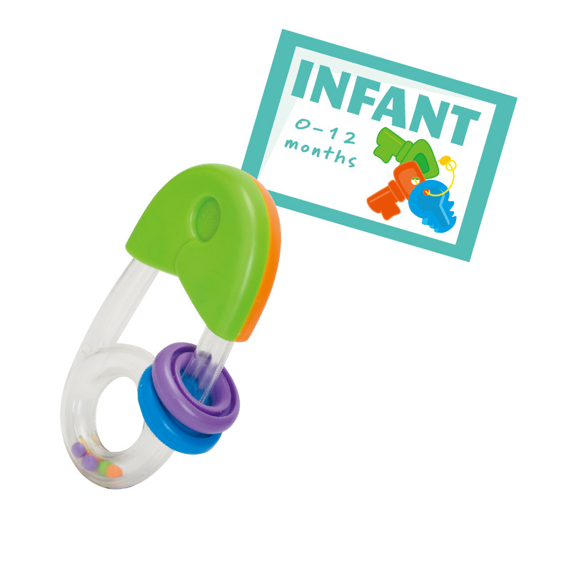 Baby Hand Rattle Toy Can Bite 0-1 Year Old Baby Educational Grasping Training 3-6 Months Toddler Soothing Processing