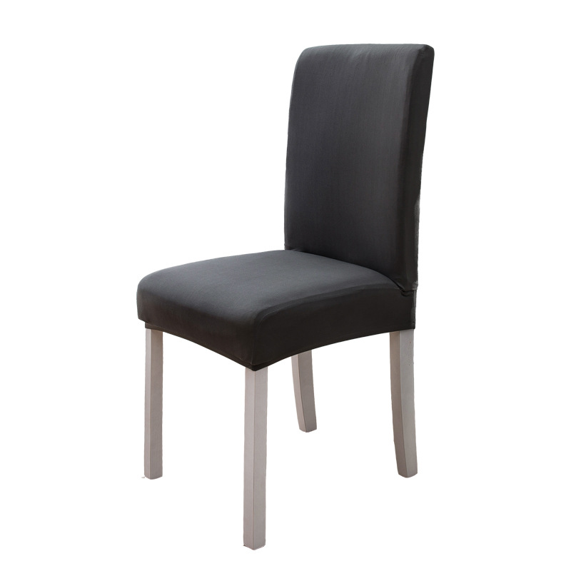 Cross-border solid color chair cover high-level elastic household dining table chair cover chair cover backrest integrated factory wholesale