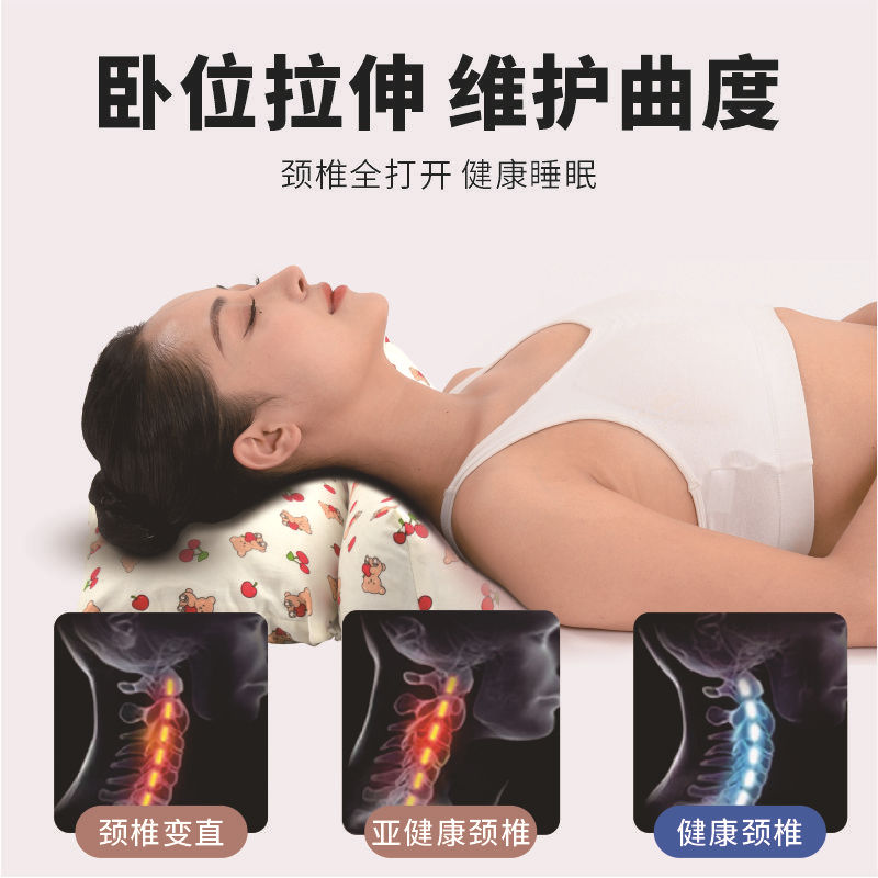 Buckwheat Triangle Pillow Adult Cervical Spine Protection to Help Sleep Full Buckwheat Shell Student Dormitory Sleeping conjoined triangle pillow