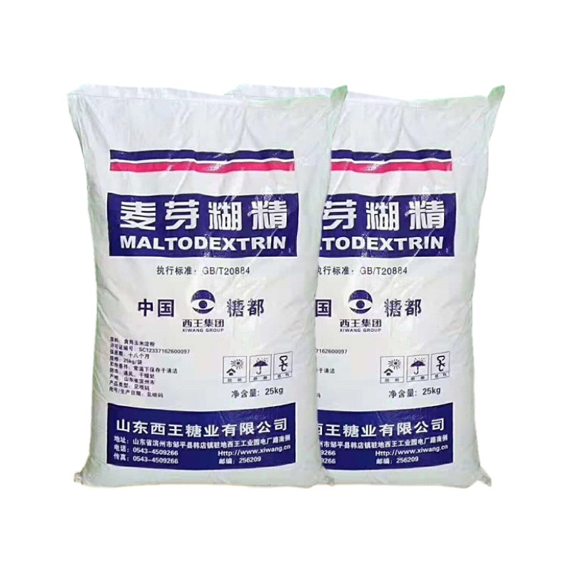Xiwang Maltodextrin Powder Food Grade 25kg Bag Thickener Food Additive Manufacturer Wholesale