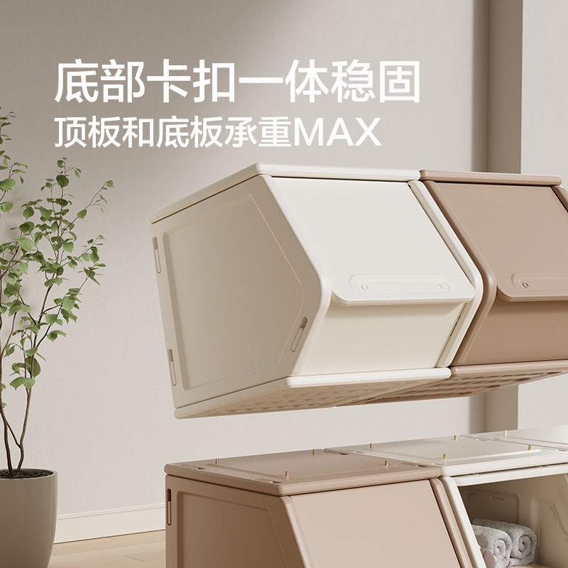 Cross-Border Children's Storage Table Flip-Top Storage Cabinet Children's Toy Storage Box Storage Locker Solid Color Can Be Assembled