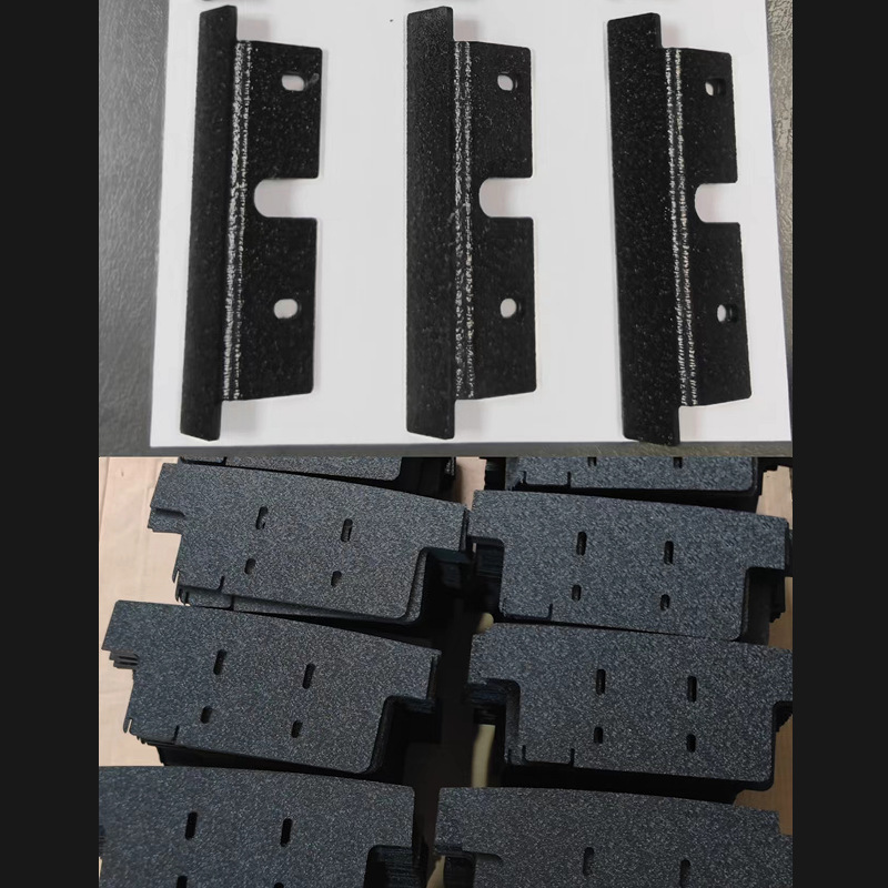 Black Abs Sheet Flame-Retardant Battery Cover Panel with Leather Texture, Frosted Abs Bending and Engraving, Custom-Made According to Provided Drawings and Samples