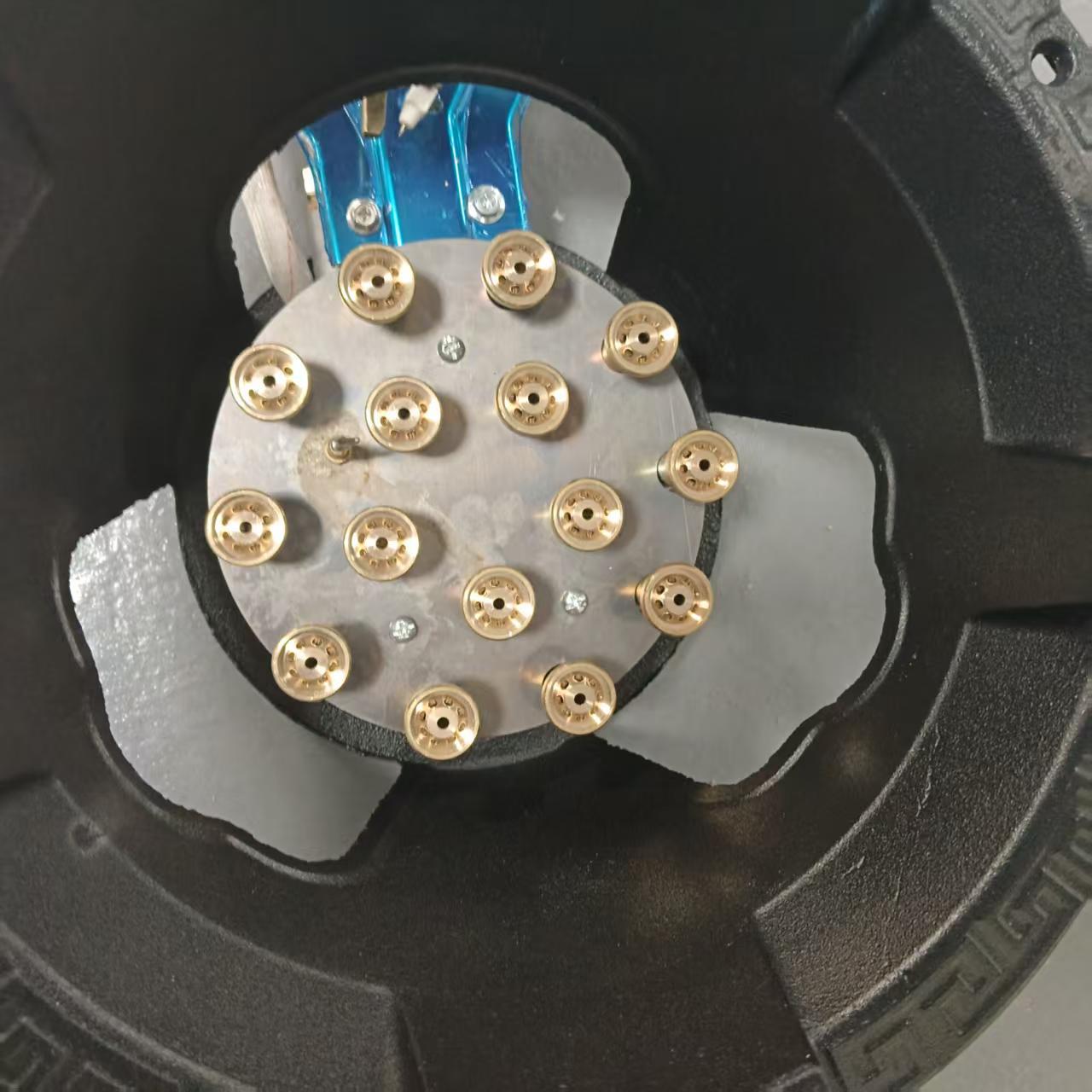 Copper 15-Head Low-Pressure Fierce Fire Stove, Commercial Cooking Stove, Special Liquefied Coal Stove for Restaurant Stalls to Collect Low-Pressure Fierce Fire Stove