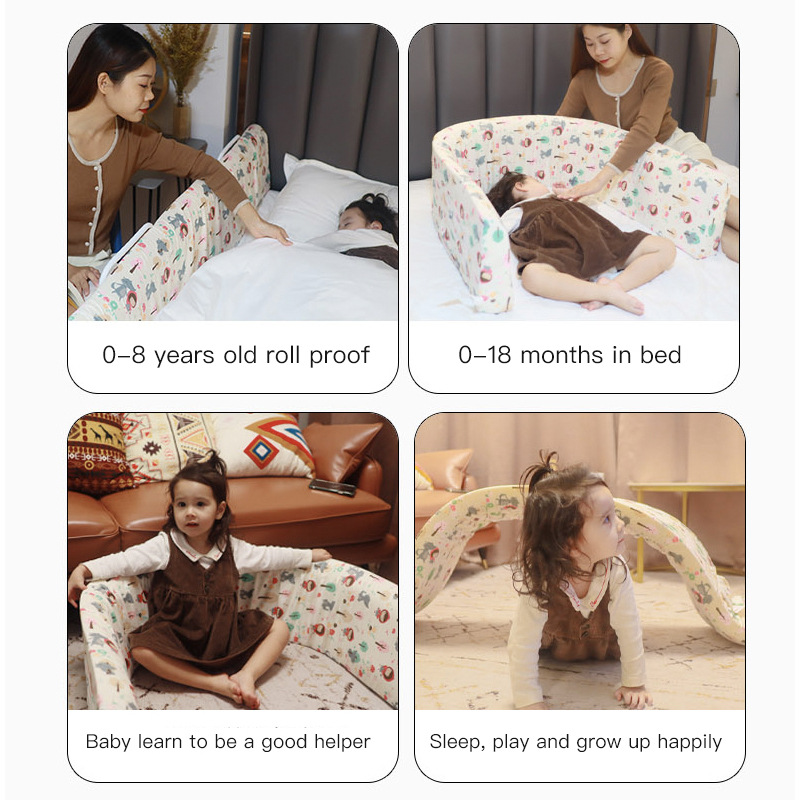 Children's safety universal soft bag bed fence baby anti-fall protective fence baby bed side bed Wall anti-fall protective fence