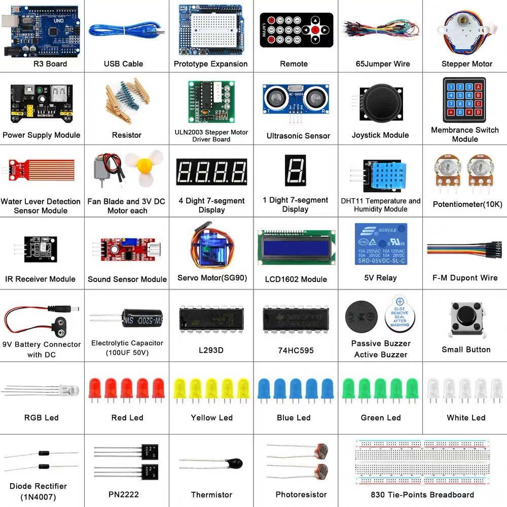 RFID upgrade kit Super Starter suit UNO R3 improved development board tutorial learning kit