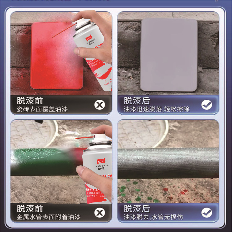 High-Efficiency Paint Remover for Removing Paint from Home, Metal, Wood, Car Paint, and Glass Surfaces; Multi-Effect Paint Remover