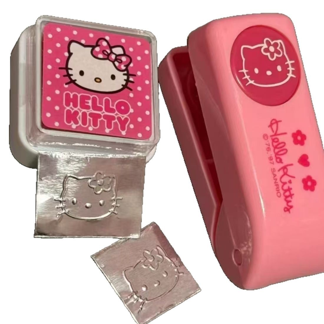 Little Red Book Same hellokitty Embossing Machine Metal Embossing Punching Machine Seal Embossing Machine Cute Kt Cat