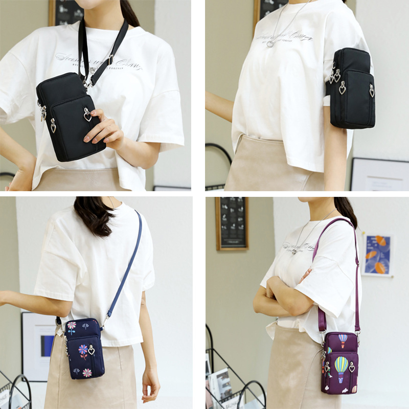 Mobile Phone Bag Women's Crossbody Bag 2025 New Korean Version Easiest for Match Mini Small Bag Mobile Phone Bag Halter Coin Purse Vertical
