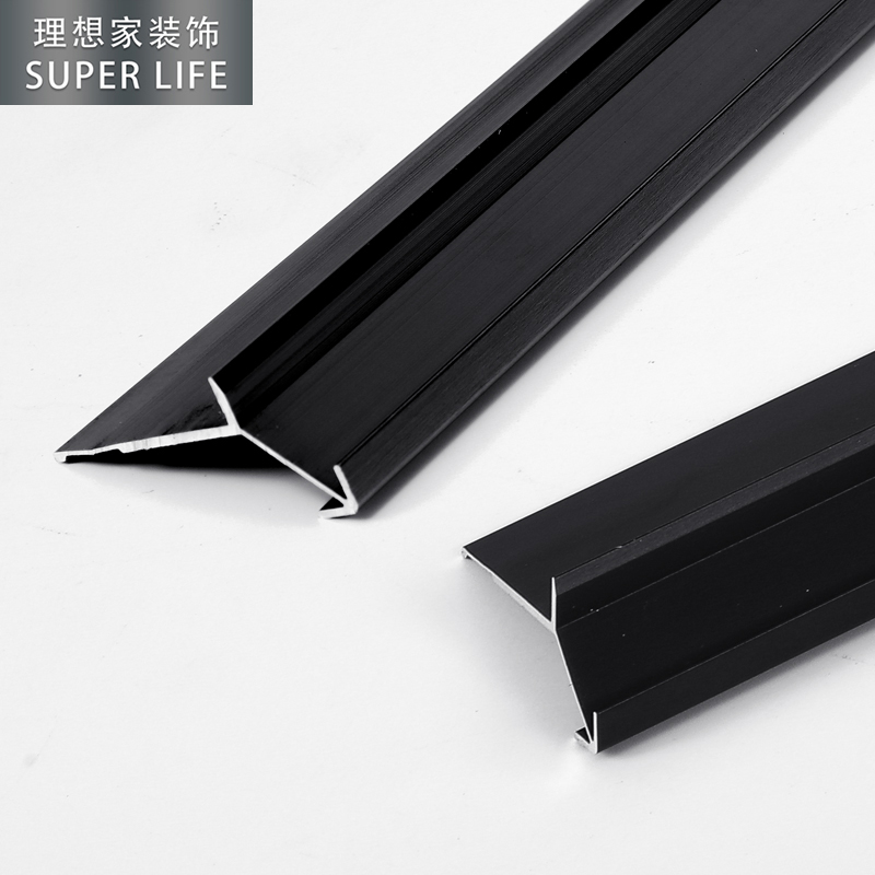 5-12mm Wall Panel Edge Strip Aluminum Alloy Edge Strip Profile Card Board Strip Decorative Strip Metal Wire I-Shaped Positive Corner
