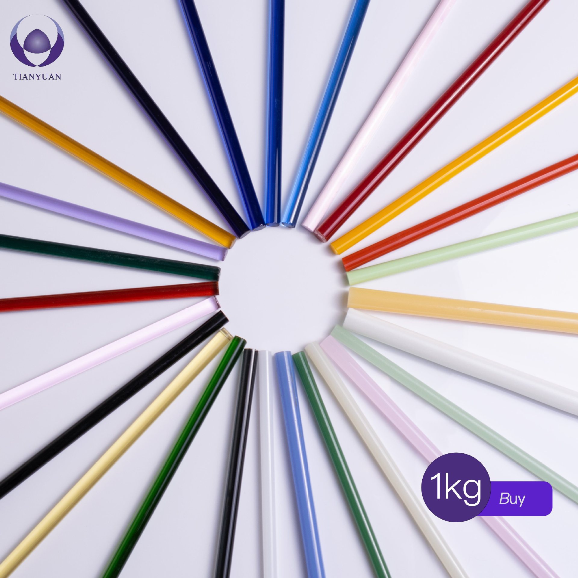 Стеклянная трубка из боросиликатного стекла Tianyuan для ламп ручной работы цветная стеклянная трубка 1кг