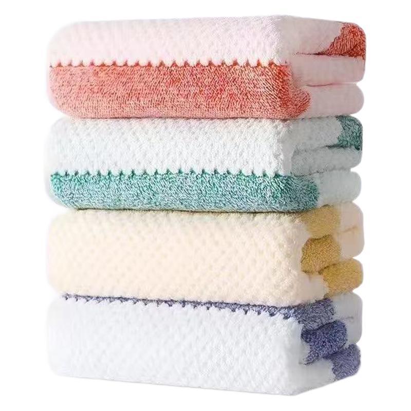 Pineapple Coral Fleece Towel Thickened Water Absorbent Soft Hair-free Hand Towel Household Beibei Fleece European Flower Pineapple Towel